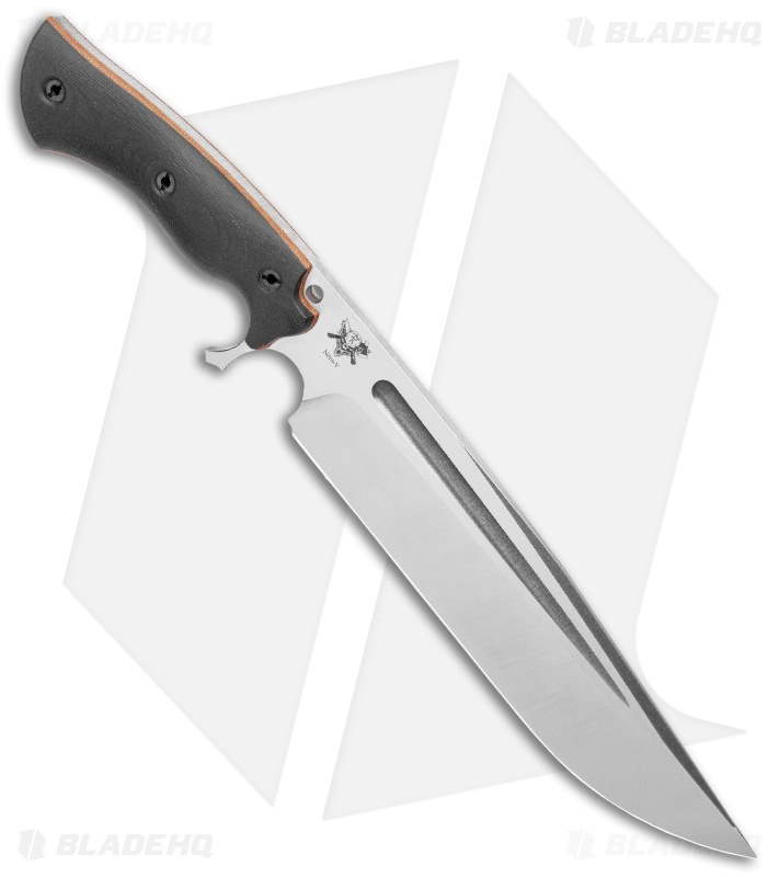 Dark Timber Knives Cave Bear Knife Black Micarta (10.3" Two-Tone)