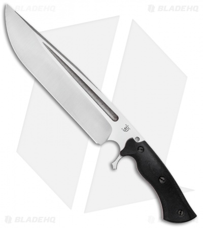 Dark Timber Knives Cave Bear Knife Black Micarta w/ Red Liners (10.3" Two-Tone)
