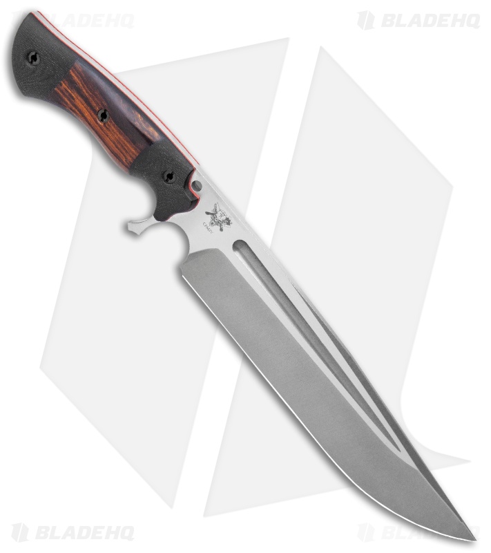 Dark Timber Knives Cave Bear Knife Desert Ironwood / Black Mi. (10.3" Two-Tone)