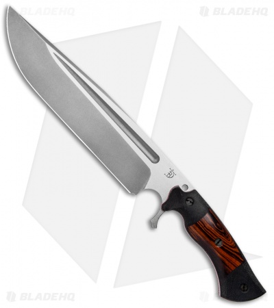 Dark Timber Knives Cave Bear Knife Desert Ironwood / Black Mi. (10.3" Two-Tone)