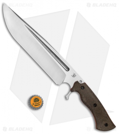 Dark Timber Knives Cave Bear Knife Green Micarta (10.3" Two-Tone)