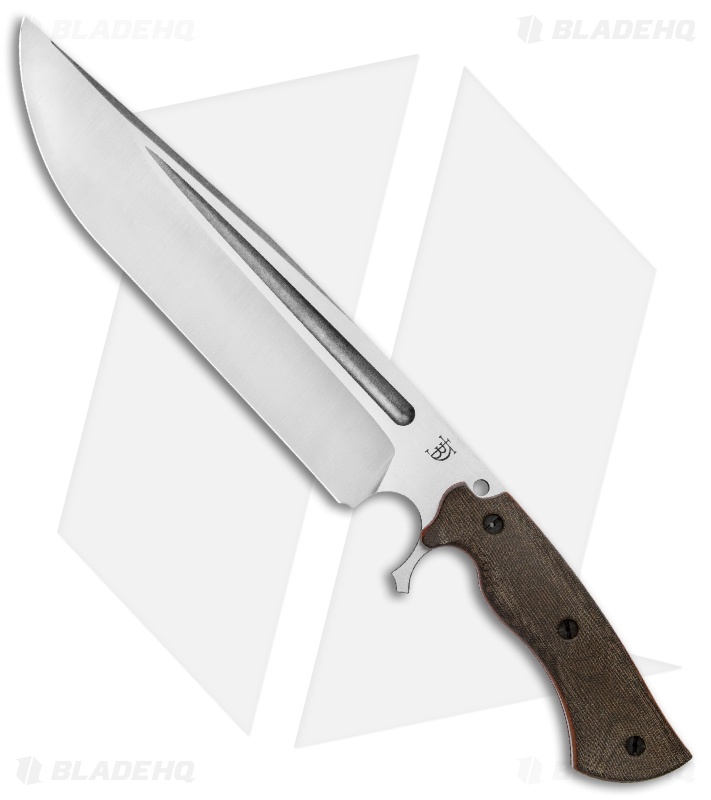 Dark Timber Knives Cave Bear Knife Green Micarta (10.3" Two-Tone)