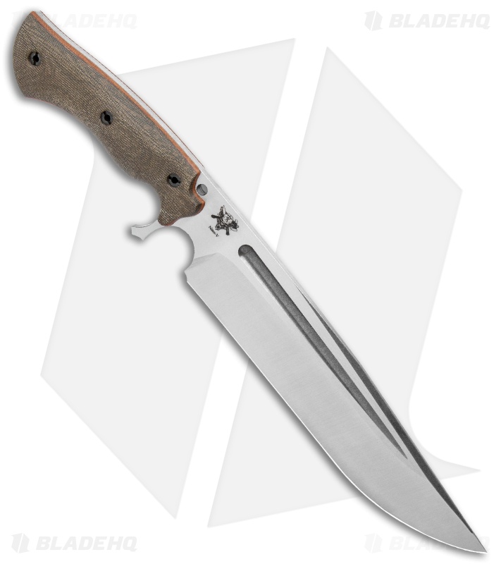 Dark Timber Knives Cave Bear Knife Green Micarta (10.3" Two-Tone)