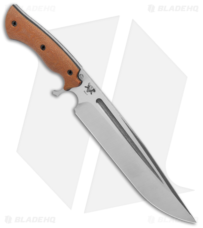 Dark Timber Knives Cave Bear Knife Natural Micarta (10.3" Two-Tone)