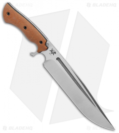 Dark Timber Knives Cave Bear Knife Natural Micarta (10.3" Two-Tone)
