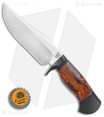 Dark Timber Knives Comanche Knife Desert Ironwood / Black G-10 (6.3" Two Tone)