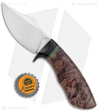 Dark Timber Dark Knight Skinner Black Micarta/GBG/Dark Maple Burl (3.25" Satin)