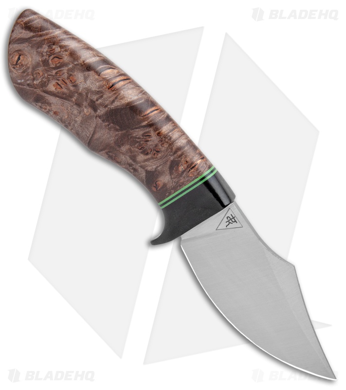 Dark Timber Dark Knight Skinner Black Micarta/GBG/Dark Maple Burl (3.25" Satin)