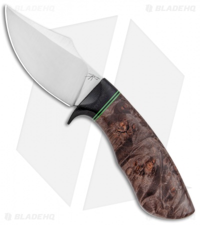 Dark Timber Dark Knight Skinner Black Micarta/GBG/Dark Maple Burl (3.25" Satin)