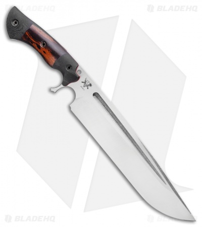 Dark Timber Knives Devil's Horn Knife Black Mi./Desert Ironwood (11.8" Two-Tone)