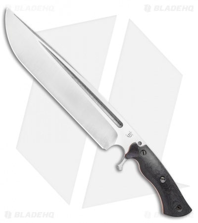 Dark Timber Knives Devil's Horn Knife Black Mi. / Orange Liners (11.8" Two-Tone)