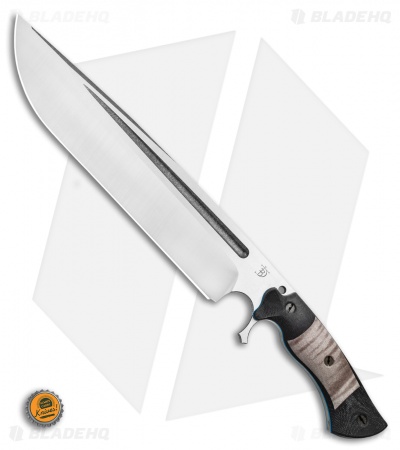 Dark Timber Knives Devil's Horn Knife Black Mi. / Maple Wood (11.8" Two-Tone)