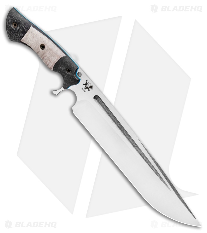 Dark Timber Knives Devil's Horn Knife Black Mi. / Maple Wood (11.8" Two-Tone)