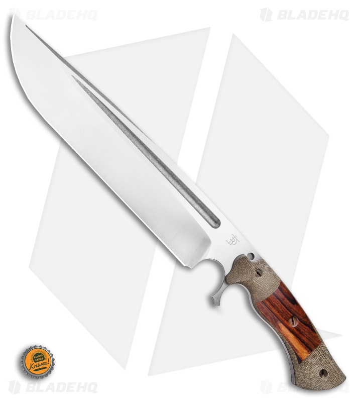 Dark Timber Knives Devil's Horn Knife Green Mi./Desert Ironwood