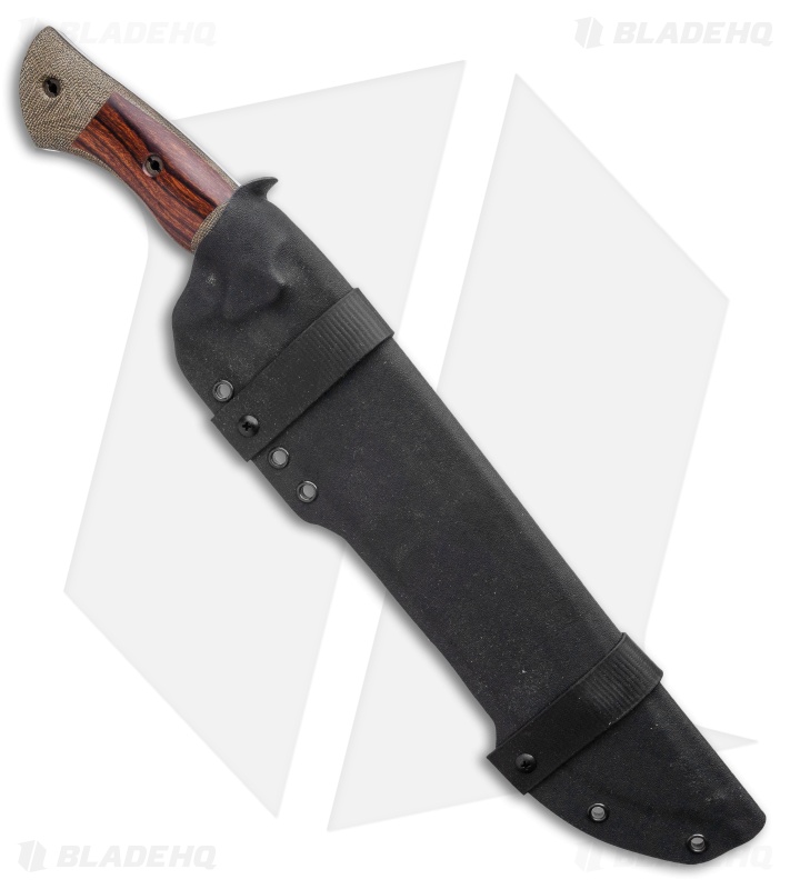 Dark Timber Knives Devil's Horn Knife Green Mi./Desert Ironwood (11.8" Two-Tone)