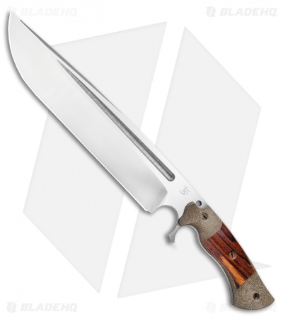 Dark Timber Knives Devil's Horn Knife Green Mi./Desert Ironwood (11.8" Two-Tone)