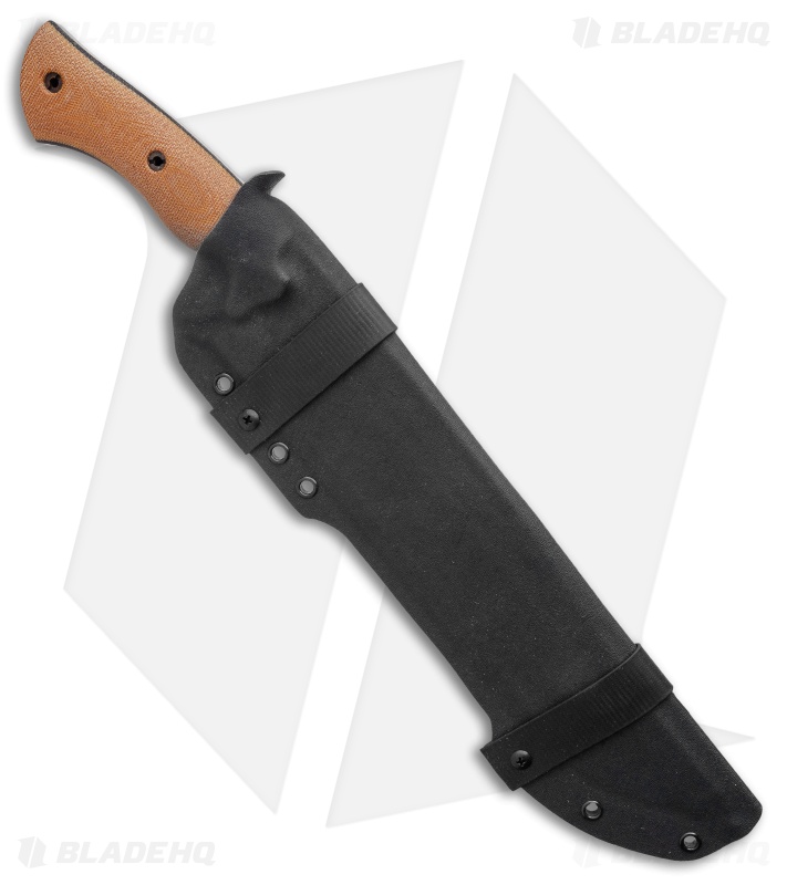 Dark Timber Knives Devil's Horn Knife Natural Mi. / Black Liner (11.8" Two-Tone)