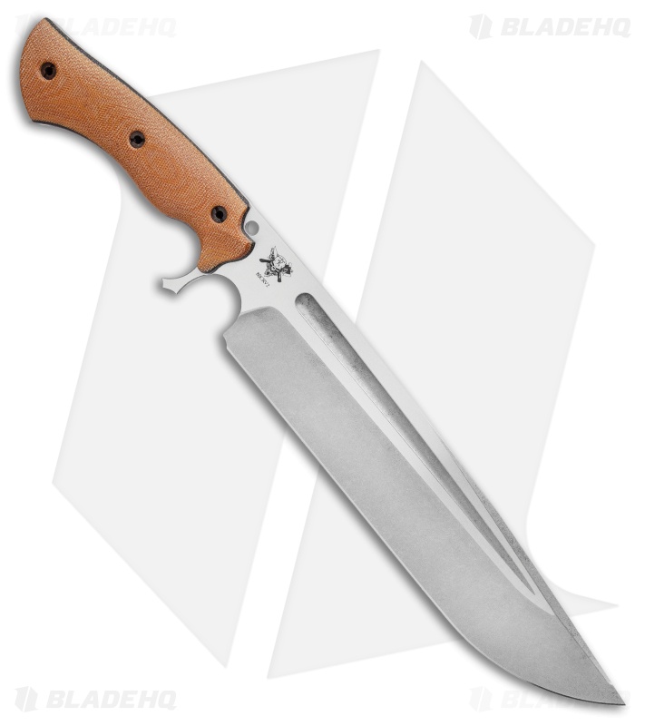 Dark Timber Knives Devil's Horn Knife Natural Mi. / Black Liner (11.8" Two-Tone)