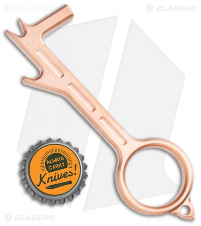 DB Customs Door Buster Bottle Opener EDC Keychain Copper