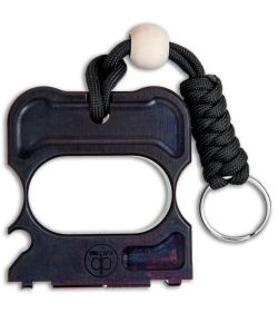 DB Customs Freedom Stamp Dual Knuck Bottle Opener Keychain Black Aluminum