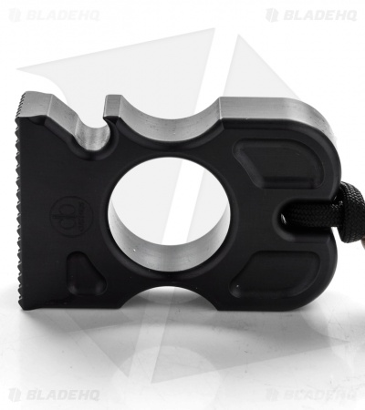 DB Customs Mr T Single Knuck Bottle Opener EDC Keychain Black Aluminum