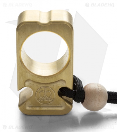 DB Customs Solo Crook Knuck Bottle Opener EDC Keychain Brass