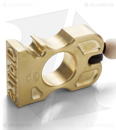 DB Customs Stupid Stamp Knuck Bottle Opener EDC Keychain Brass 