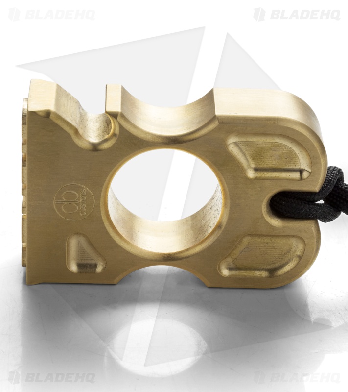DB Customs Stupid Stamp Knuck Bottle Opener EDC Keychain Brass 