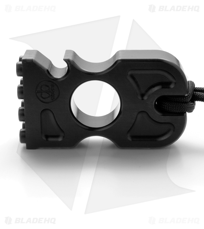 DB Customs Small Ole Single Knuck Bottle Opener Keychain Black Aluminum