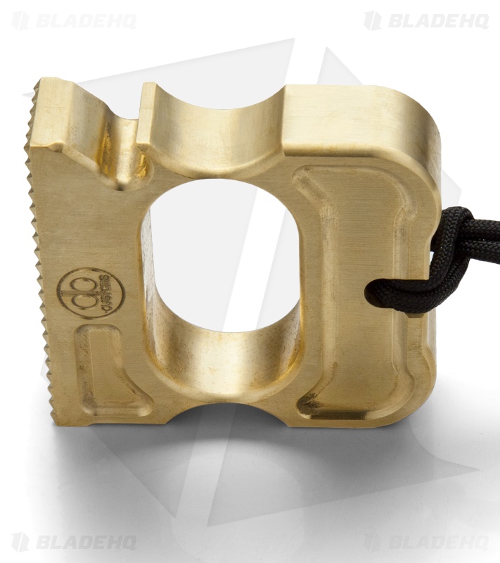 DB Customs Tenderizer Dual Knuck Bottle Opener EDC Keychain Brass