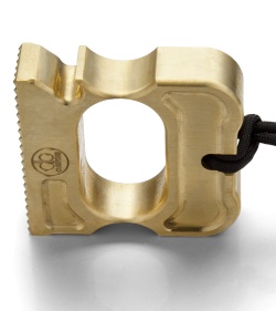 DB Customs Tenderizer Dual Knuck Bottle Opener EDC Keychain Brass