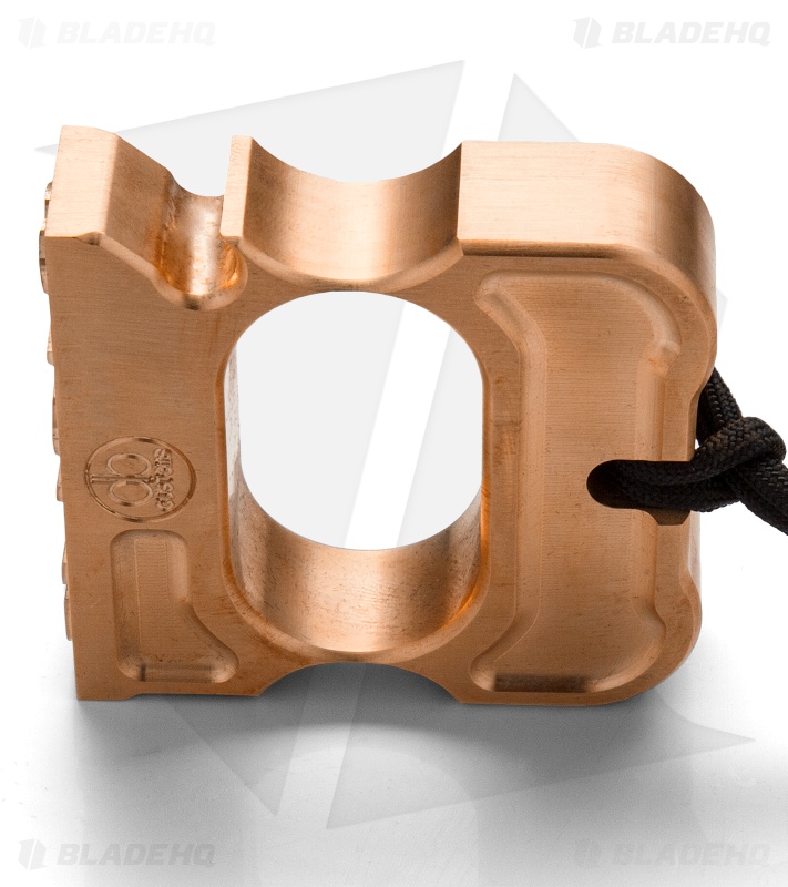 DB Customs Stupid Stamp Dual Knuck Bottle Opener EDC Keychain Copper