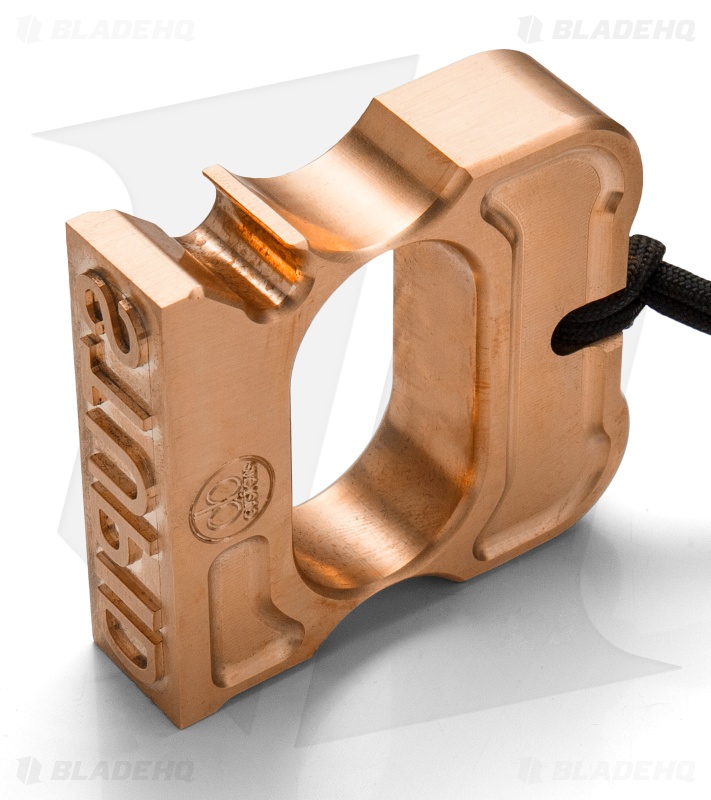 DB Customs Stupid Stamp Dual Knuck Bottle Opener EDC Keychain Copper