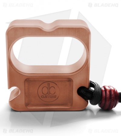 DB Customs The Crook Double Knuck Bottle Opener EDC Keychain Copper