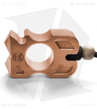 DB Customs Mastaba Single Knuck Bottle Opener EDC Keychain Copper