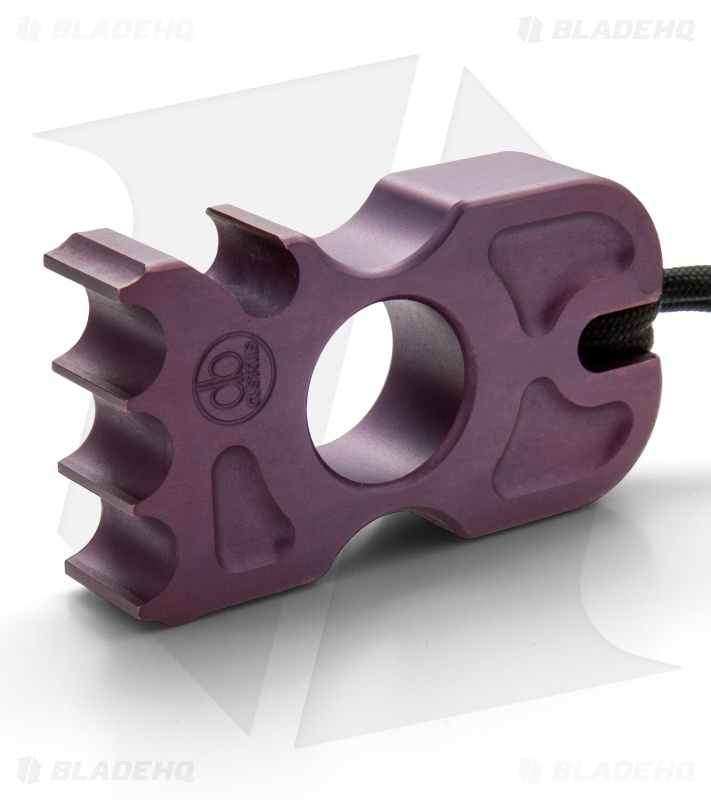 DB Customs Small Ailment Single Knuck Bottle Opener EDC Keychain Violet Al