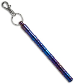 Darrel Ralph Designs DDR Blue/Purple Anodized Titanium Keychain Kubaton Pen