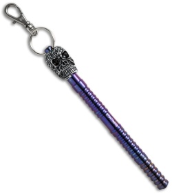 Darrel Ralph Designs DDR Anodized Titanium Keychain Kubaton Pen w/ Skull