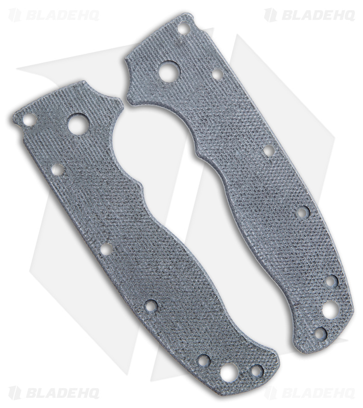 Karbadize Demko AD20.5 Black Micarta Replacement Scales