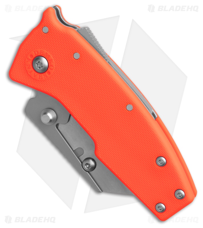 Demko Knives Razor-Shark Utility Knife Orange GRN (2.4" Utility)