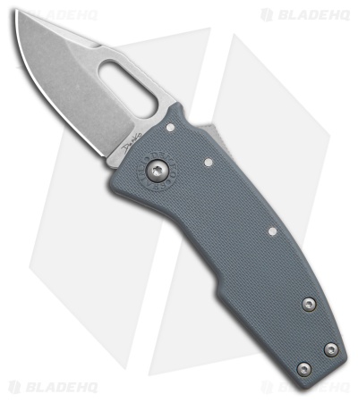 Demko Nano-Shark Clip Point Shark-Lock Knife Gray GRN (2.1" SW AUS-10A)