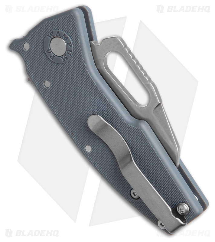 Demko Nano-Shark Shark Foot Shark-Lock Knife Gray GRN (2.1" SW AUS-10A)