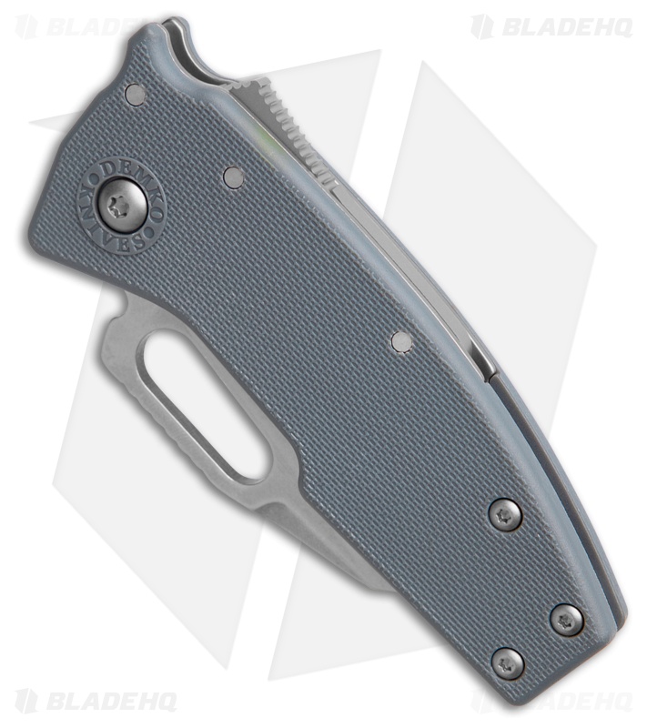 Demko Nano-Shark Shark Foot Shark-Lock Knife Gray GRN (2.1" SW AUS-10A)