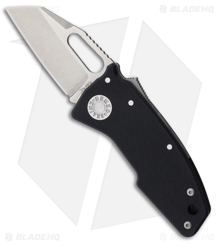 Demko Nano Shark Shark-Lock Knife Black G-10 SW 20CV