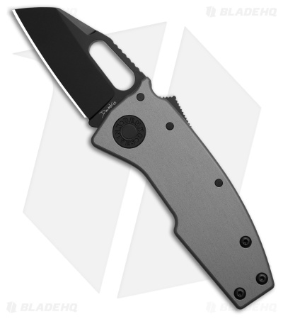 Demko Nano-Shark Stealth Shark Foot Knife Artillery Gray Aluminum (2.1" SW 20CV)