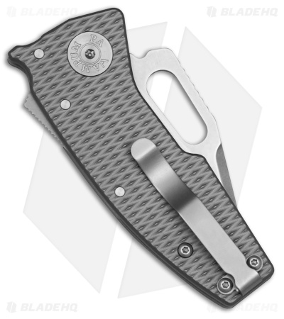 Demko Nano-Shark Clip Point Shark-Lock Knife Milled Titanium (2.1" SW 20CV)
