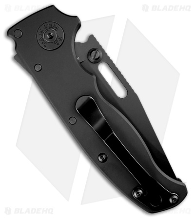 Demko AD20.5 Stealth Clip Point Knife Black Aluminum (3.1" DLC 20CV)