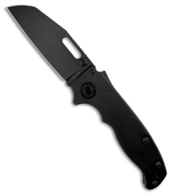 Demko AD20.5 Stealth Shark Foot Knife Black Aluminum (3.1" DLC 20CV)