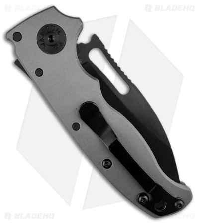 Demko AD20.5 Stealth Slicer Shark Knife Artillery Gray Aluminum (3.1" DLC 20CV)