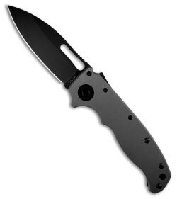 Demko AD20.5 Stealth Slicer Shark Knife Artillery Gray Aluminum (3.1" DLC 20CV)